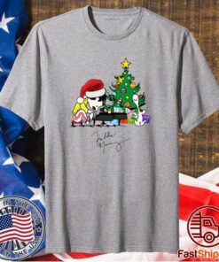 Freddie Mercury Playing Piano Christmas 2021 T-Shirt