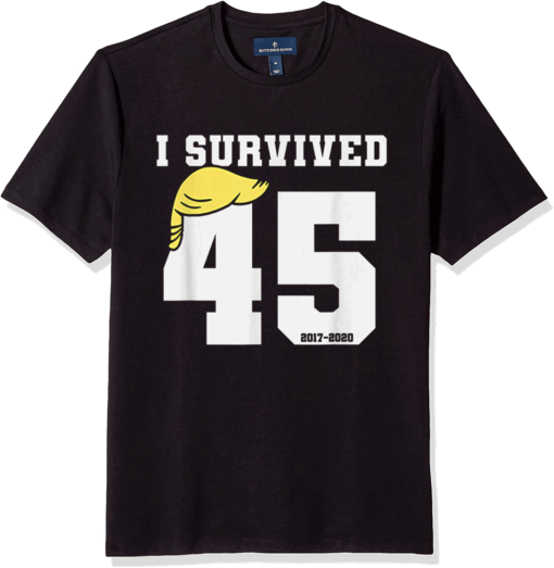 Funny Biden Election Celebration, I Survived #45 POTUS Humor T-Shirt