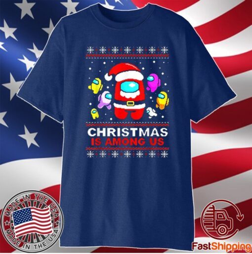 Funny Christmas Costume Among stars Game Us Vintage Shirt