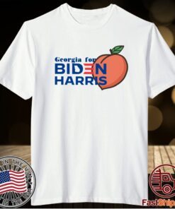 Georgia For Biden Harris Peach T-Shirt