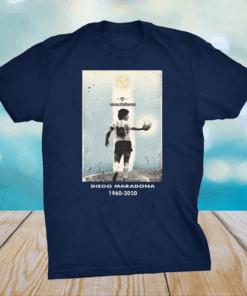 Goodbye Diego Maradona Tribute 1960-2020 T-Shirt R.I.P Soccer Legend 10 Maradona T-Shirt