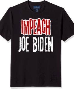 Impeach Joe Biden Arrest 46, Lock Him Up Political Humor T-Shirt