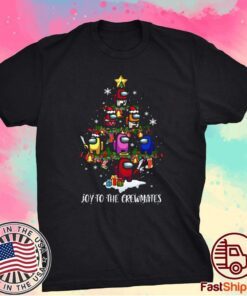 Joy To the Crewmates Among Us Christmas Sweatshirt Shirt, Trending Video Game Shirt, Among Us Friend Christmas Shirt Gift