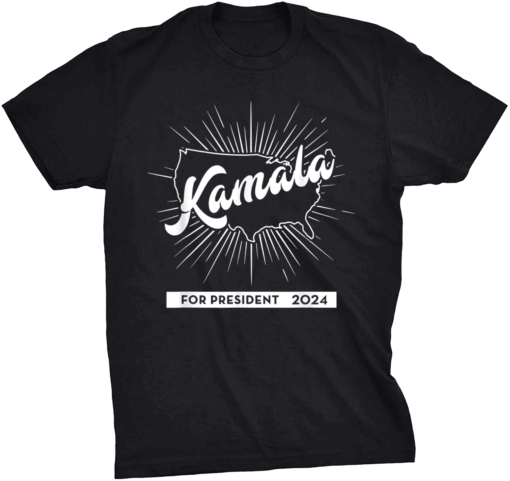 Kamala Harris 2024 For President Campaign T-Shirts
