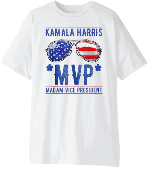 Kamala Harris MVP Madam Vice President US Flag Shirt