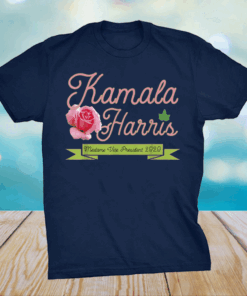 Kamala Harris Vice President 2020 AKA Ivy Tea Rose Flower T-Shirt