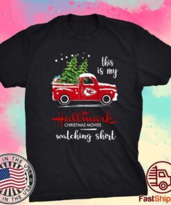 Kansas City Chiefs This Is My Hallmark Christmas Movies Watching T-Shirt