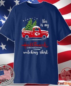 Kansas City Chiefs This Is My Hallmark Christmas Movies Watching T-Shirt