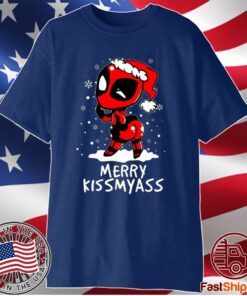Merry Kiss My Ass Deadpool Christmas 2021 Shirt
