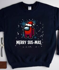 Merry Susmas Among Us Christmas Sweater Shirt, Among Us Impostor Shirt