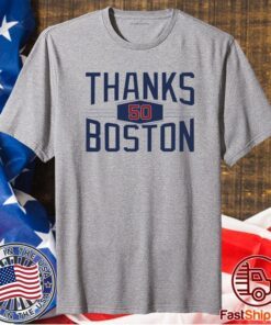 Mookie Betts Thanks 50 Boston T-Shirt