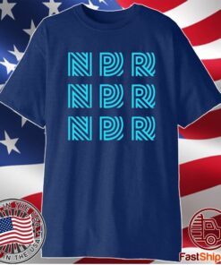 NPR 90'S LOGO REPEATING SHIRT