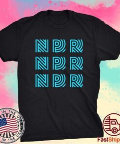 NPR 90'S LOGO REPEATING SHIRT