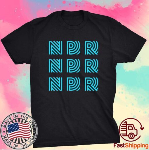 NPR 90'S LOGO REPEATING SHIRT