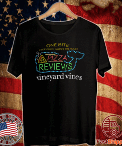 ONE BITE EVERYBODY KNOWS YHE RULES PIZZA REVIEWS T-SHIRT