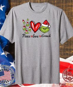 Peace Love Grinch Christmas T-Shirt