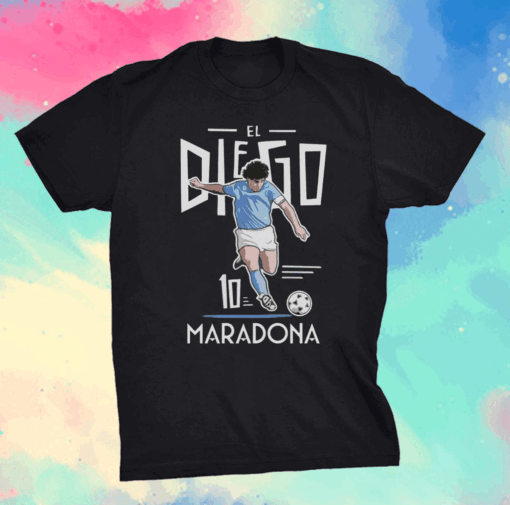 RIP Diego Maradona Argentina Soccer Legend T-Shirt Genius Football Legend Shirt