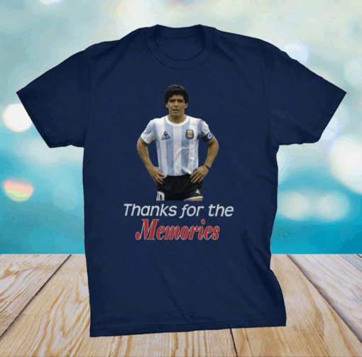 RIP Maradona Thanks For The Memories T-Shirt