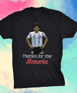 RIP Maradona Thanks For The Memories T-Shirt