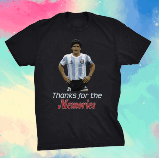 RIP Maradona Thanks For The Memories T-Shirt