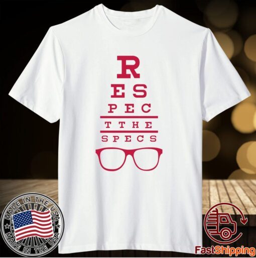 Official Respect The Specs Rodrigo Blankenship T-Shirt