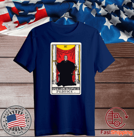 Ruth Bader Ginsburg Justice Tarot Card T-Shirt