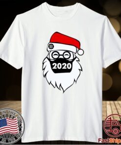 Santa Claus Wear Face Mask 2020 Christmas Shirt