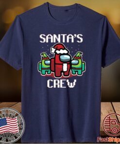 Santa's Crew Among Us Christmas Shirt Among Us Shirt Family Matching Family Christmas Matching Shirt