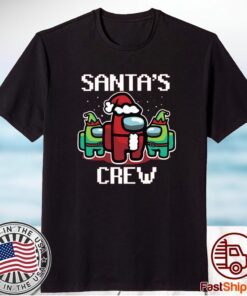 Santa's Crew Among Us Christmas Shirt Among Us Shirt Family Matching Family Christmas Matching Shirt