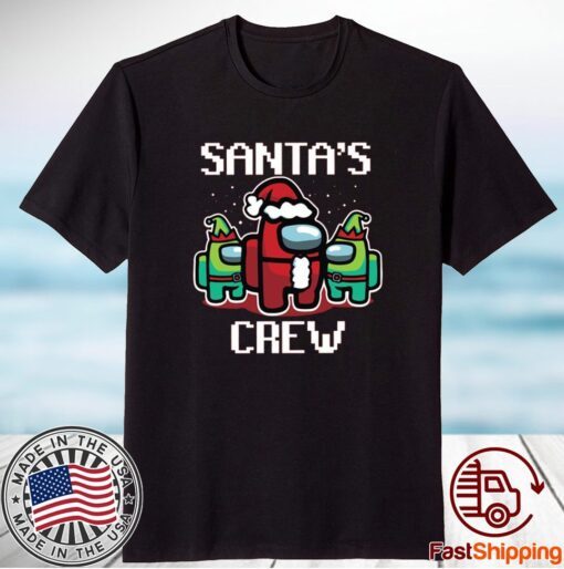 Santa's Crew Among Us Christmas Shirt Among Us Shirt Family Matching Family Christmas Matching Shirt