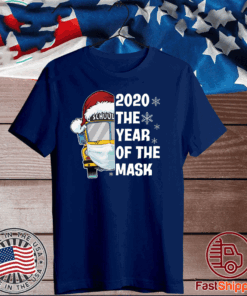 School bus 2020 the year of the mask Christmas T-Shirt