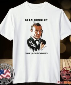 Sean Connery 007 1930 2020 Signature Thank You For The Memories T-Shirt