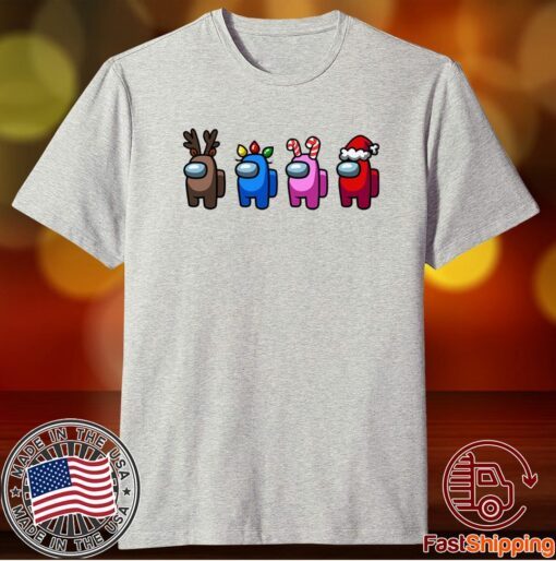 Squad Goals Shirt Christmas Is Among Us Christmas T-Shirt Among Us Video Game Gift for Gamer