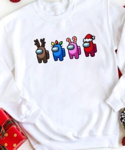 Squad Goals Shirt Christmas Is Among Us Christmas T-Shirt Among Us Video Game Gift for Gamer