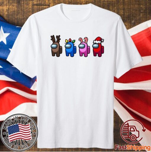 Squad Goals Shirt Christmas Is Among Us Christmas T-Shirt Among Us Video Game Gift for Gamer