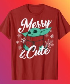 The Mandalorian Christmas The Child Merry and Cute Shirt