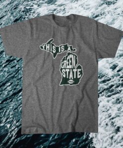 This Is A Green State Shirt East Lansing MI College FB