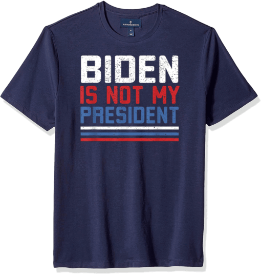Vintage Joe Biden is not my president shirt funny Anti Biden T-Shirt