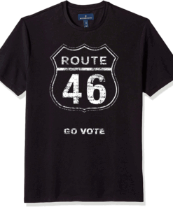 Vote Joe Biden Funny Route 46 Sign 2020 US Election T-Shirt