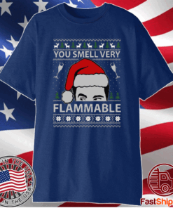 You Smell Very Flammable Schitt’s Creek Christmas T-Shirt