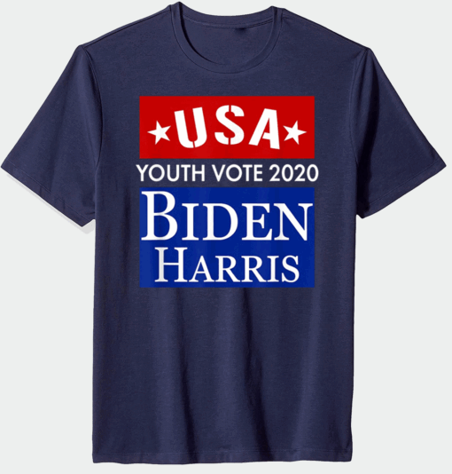 Youth Vote President Biden Kamala Harris Equal Rights USA T-Shirt