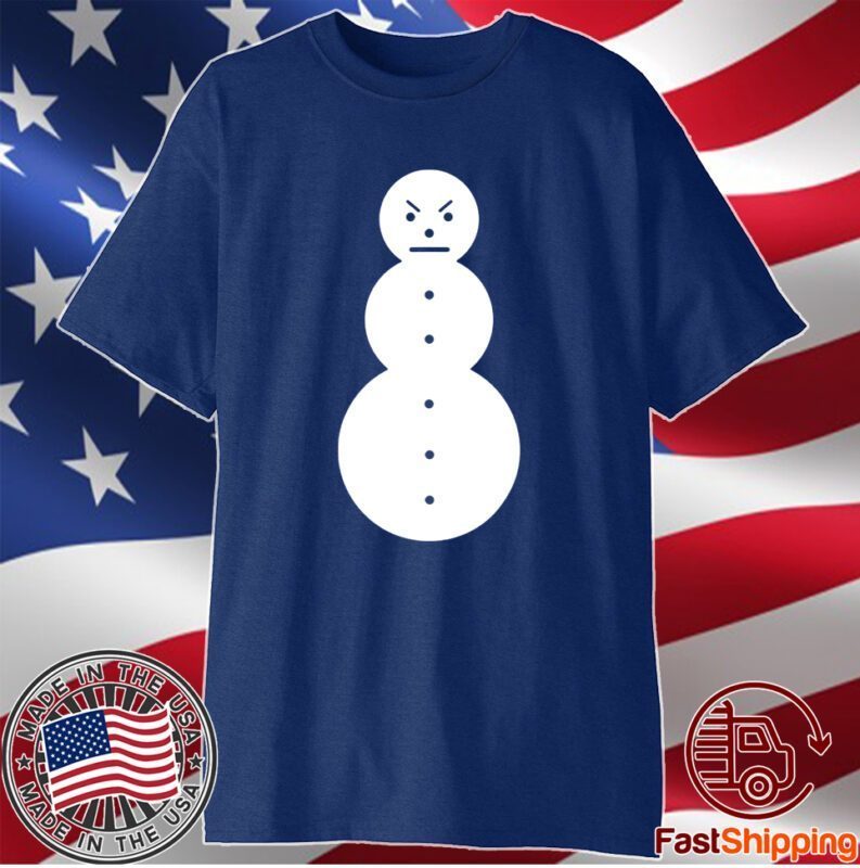 white snowman shirt