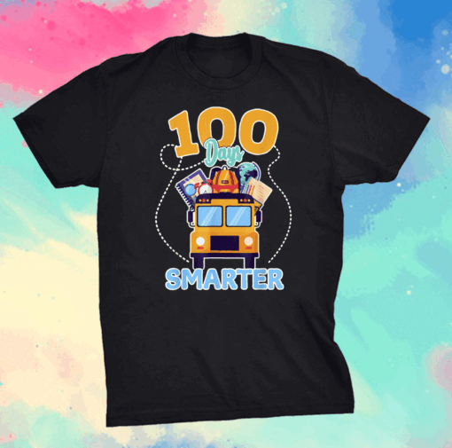 100 Days Smarter School Teacher Student Activities Shirt