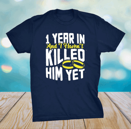 1st Wedding Anniversary for Her 1 Year of Marriage Shirt