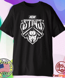 AEW sting shirt aew drops entire line of sting t-shirt
