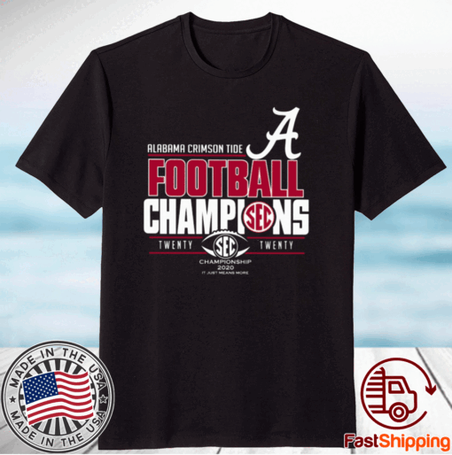 Alabama Crimson Tide 2020 SEC Football Champions T-Shirt