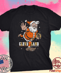 Believe Cleveland Football Christmas 2021 T-Shirt
