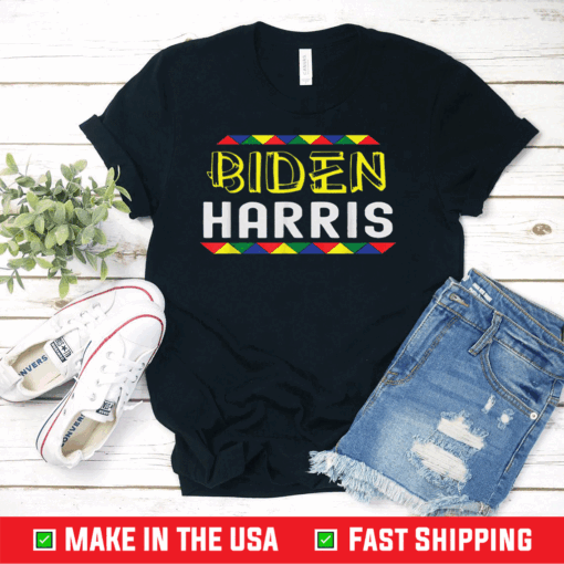 Biden Harris Black Month History Melanin Pride T-Shirt