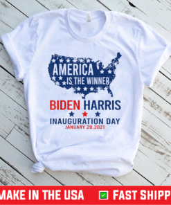 Biden Harris Inauguration Day America is the winner T-Shirt