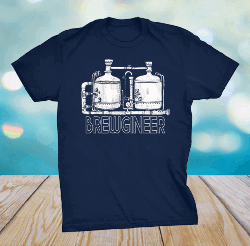 Brewgineer IPA Craft Beer Brewer Drinking Shirt